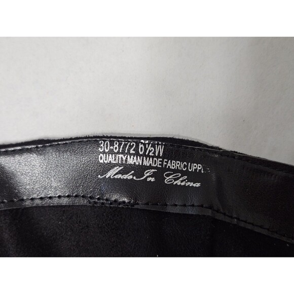 Easy Street Womens Boots 6.5 Melrose Black Microfiber Knee High - Picture 6 of 6